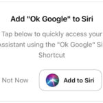 Siriへ「OK Google」と話しかけることでGoogleの音声アシスタントが利用可能に