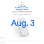 Google、Google Pixel 4aを８月３日に発表することを正式発表！問題形式で発表へ