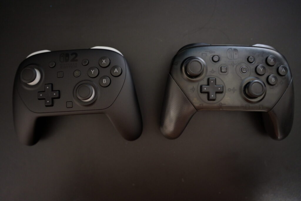 Nintendo_Switch2_プロコン２新旧比較