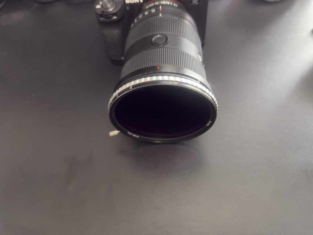 SEL2470GM2_NDフィルター取り付け