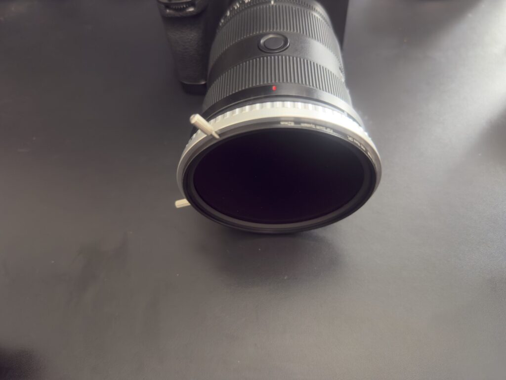 SEL2470GM2_NDとCPLフィルター取り付け