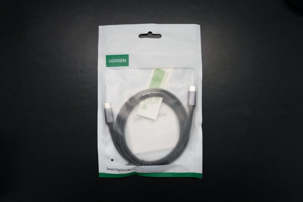 UGREEN_USB-TYPE-C_100W_ケーブル_パッケージ